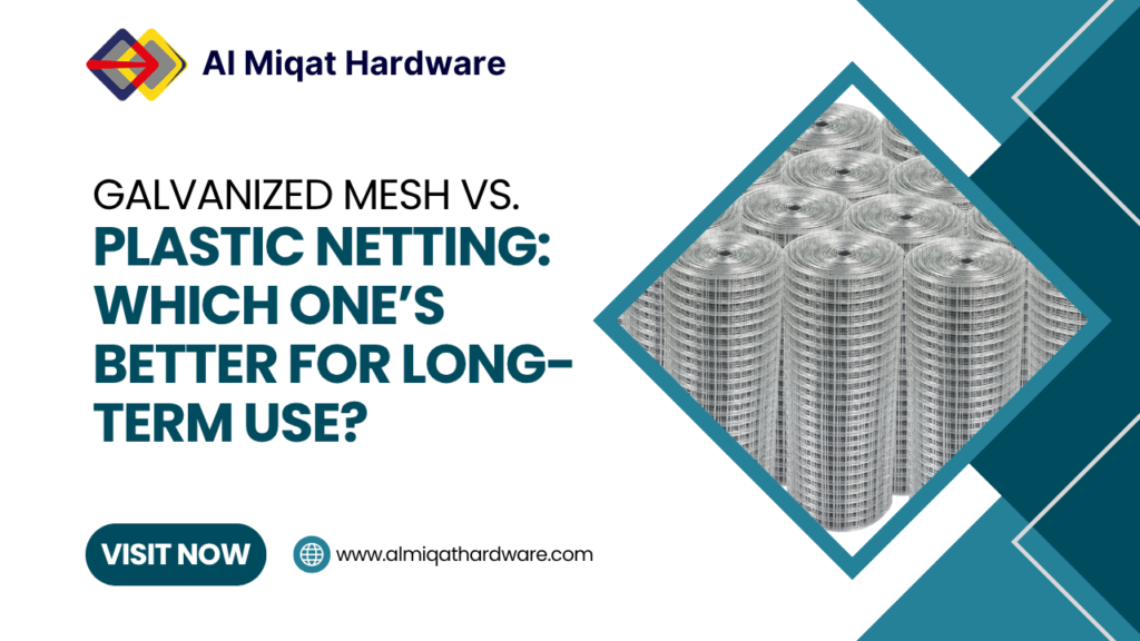 Galvanized Mesh vs. Plastic Netting Which One’s Better for Long-Term Use