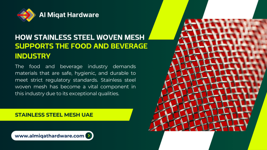 How Stainless Steel Woven Mesh Supports the Food and Beverage Industry