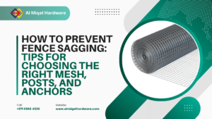 How to Prevent Fence Sagging Tips for Choosing the Right Mesh, Posts, and Anchors