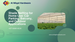 Shade Netting for Home Use: Car Parking, Balcony, and Outdoor Applications