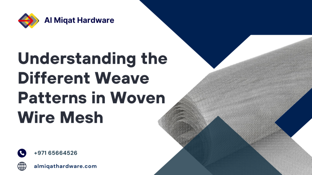 Understanding the Different Weave Patterns in Woven Wire Mesh